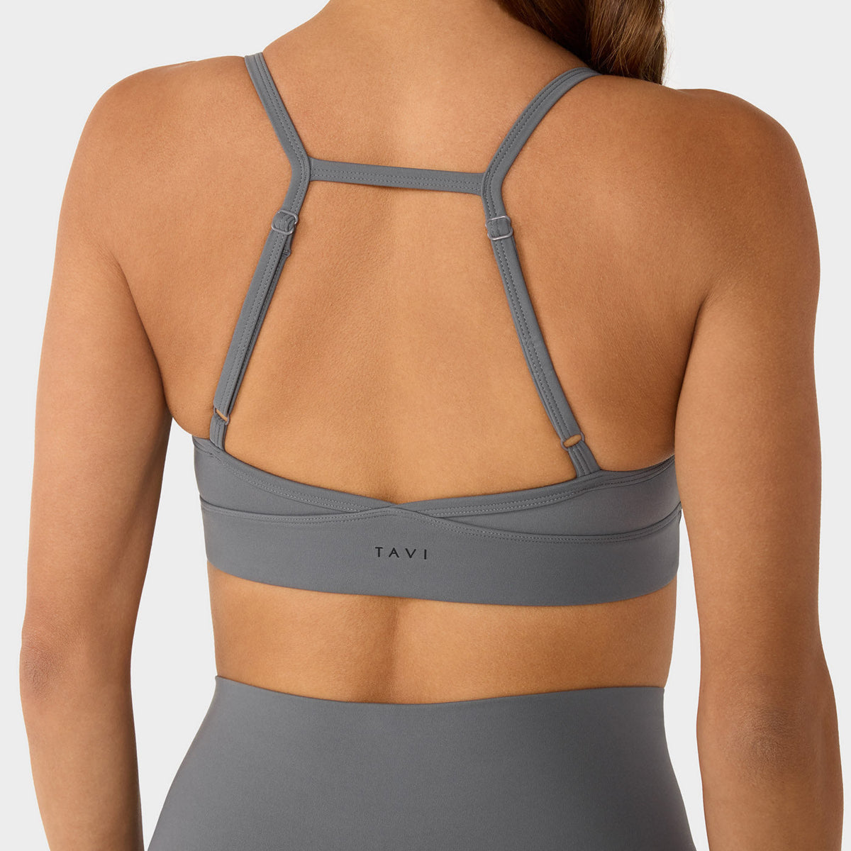 TaviSculpt® Uplift Bra in Shadow – fabric and fit detail
