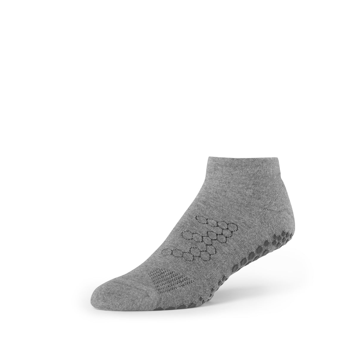 Base 33 Low Rise trumpos neslidžios kojinės, spalva Grey – produkto nuotrauka