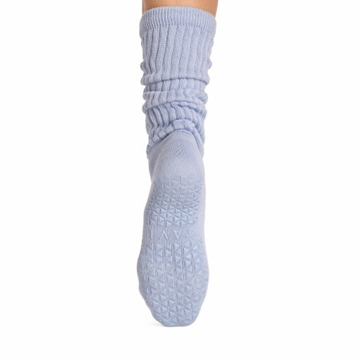 Tavi Grip Stacy kojinės, spalva Sky spell – neslystantis padas, vaizdas iš galo