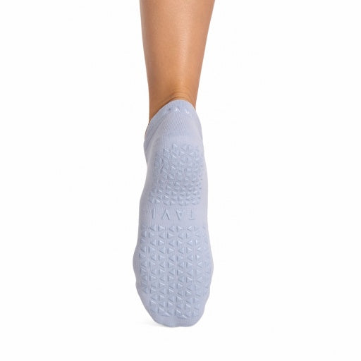 Tavi Grip Savvy Tec kojinės, spalva Sky spell – neslystantis padas, vaizdas iš galo