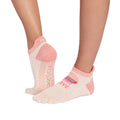 ToeSox Full Toe Low Rise raštuotos pirštuotos kojinės, spalva Summer love – ant pėdų, vaizdas iš šono